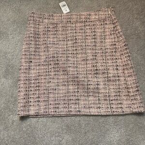 Anne Taylor Loft Pink Tweed Skirt - BRAND NEW